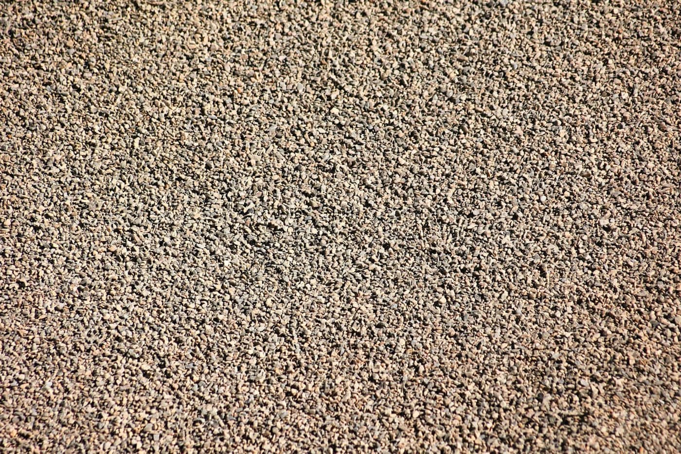 Washed drainage gravel